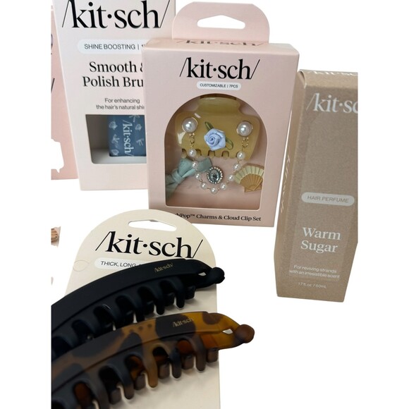 Lot of 21 Kitsch Hair Care Products Clips Satin pillowcase & More  All New NWT main image 7